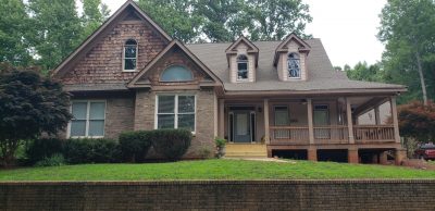 Full Exterior Painting in Dawsonville Before And After